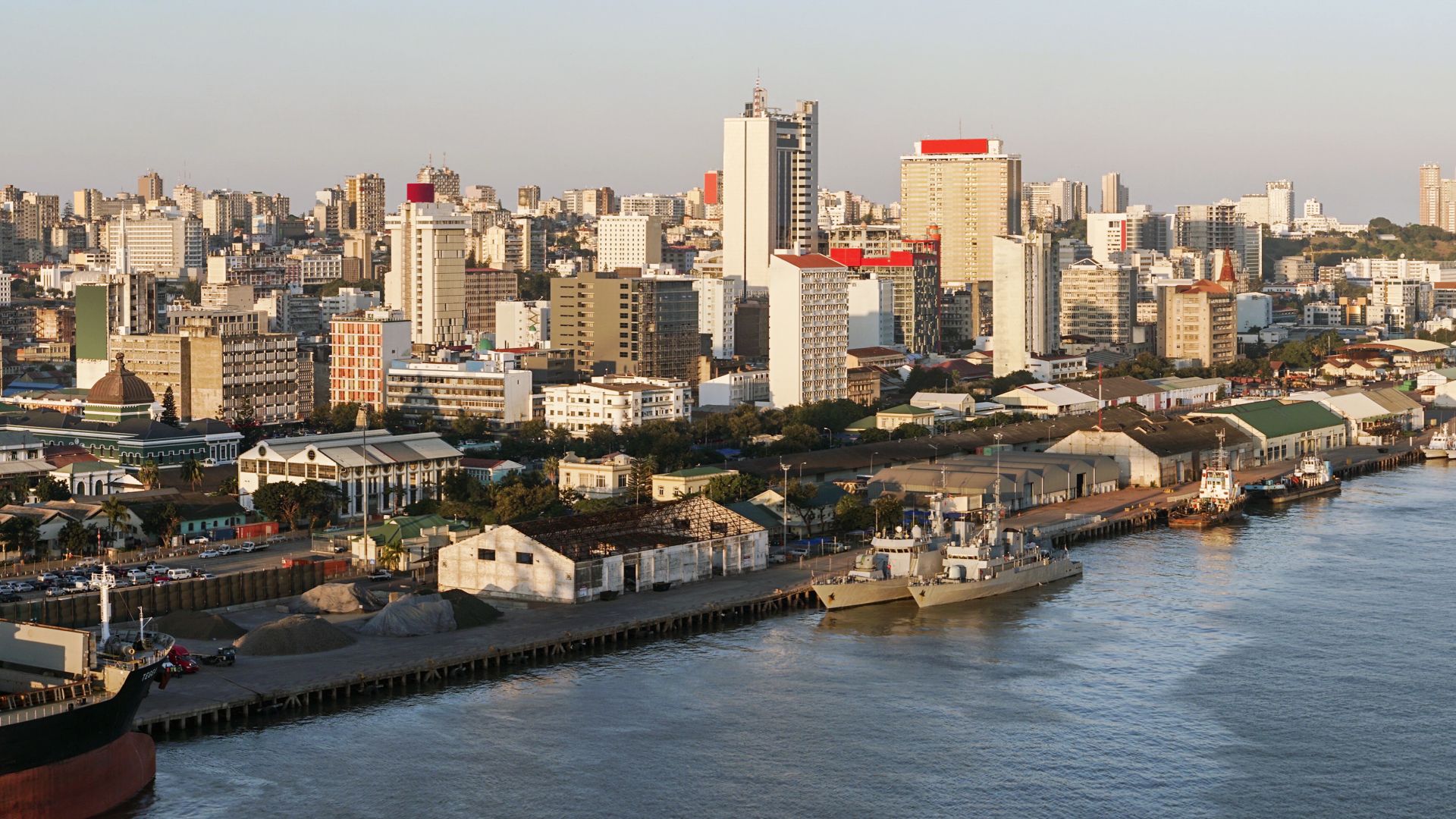 Maputo downtown cityscape, capital city of Mozambique, Africa