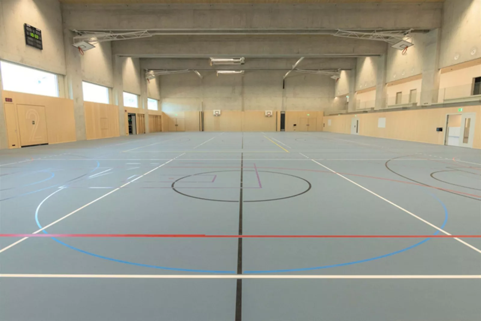 Hình ảnh thực tế dự án Sporthalle Eschenbach SG - góc chụp 2