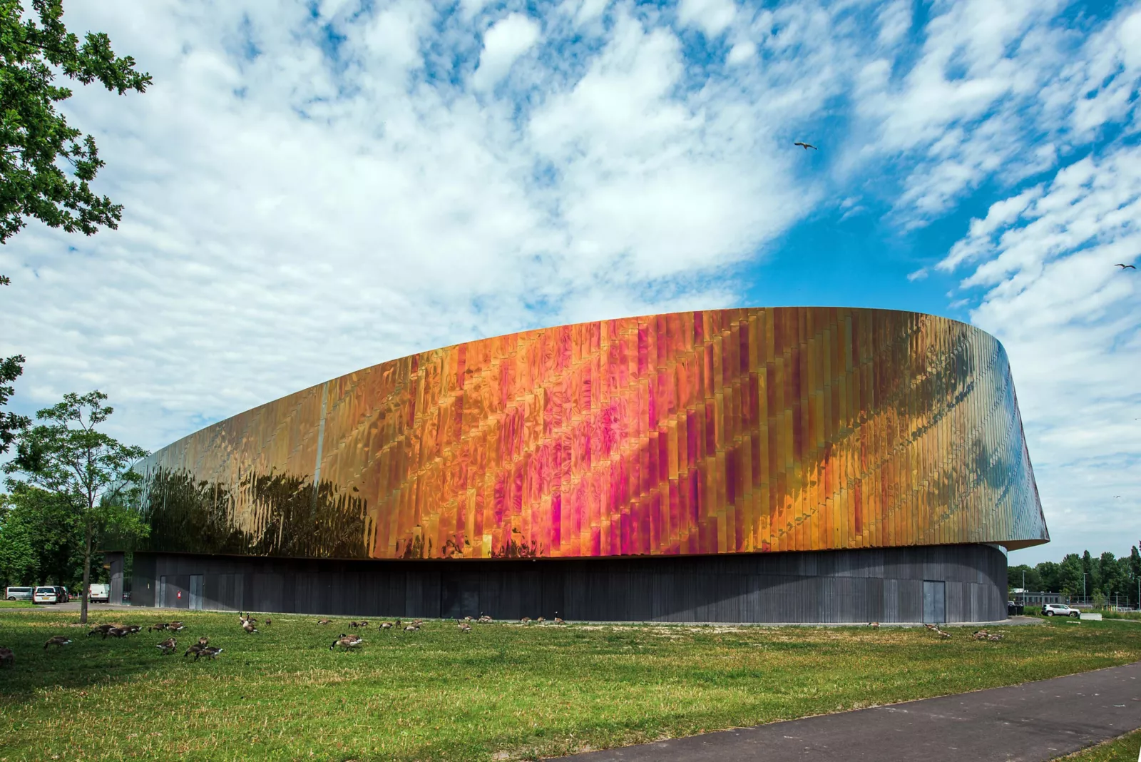 Hình ảnh thực tế dự án Sportcampus Zuiderpark - The Hague - góc chụp 1