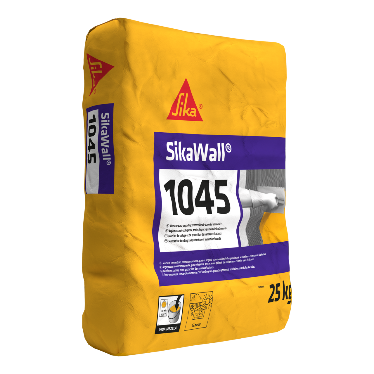 SikaWal®-1045 | Argamassa Cimentícia | Isolamento Térmico Exterior