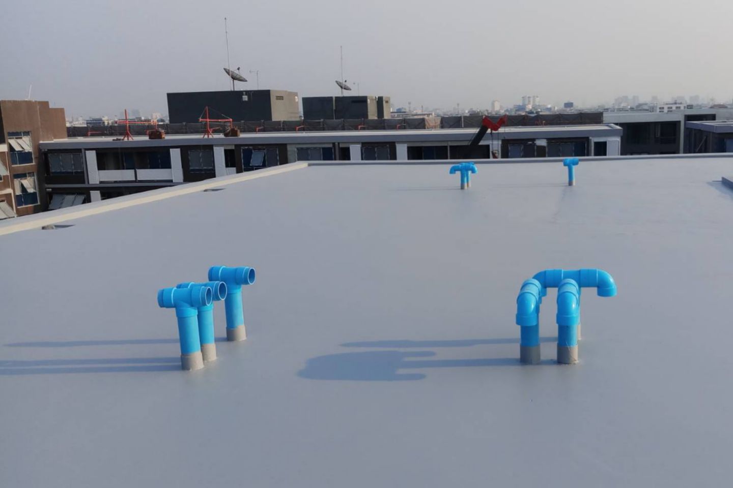 Atmoz Condominium using Sika LAM solution for concrete roof