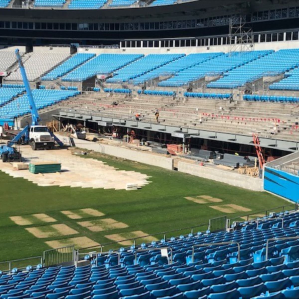 is carolina panthers stadium covered