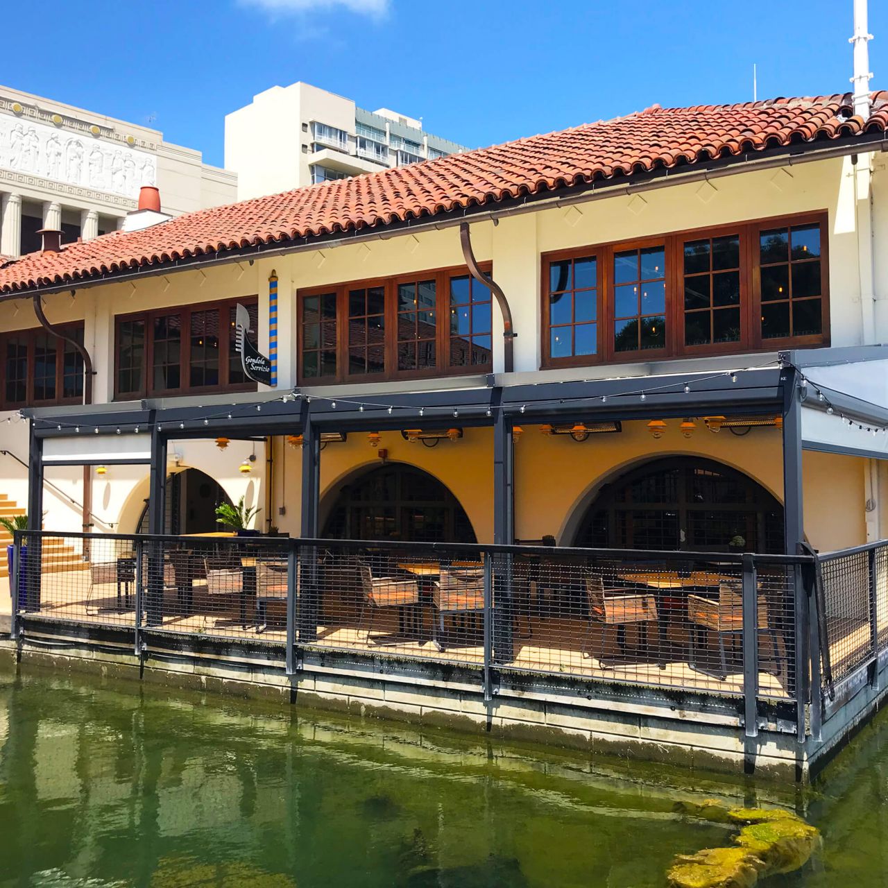 the new boathouse