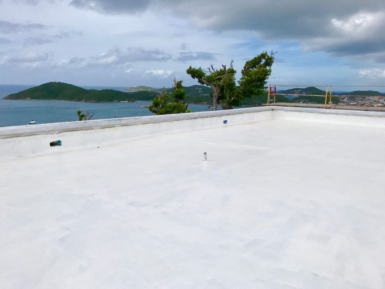 Finished roof