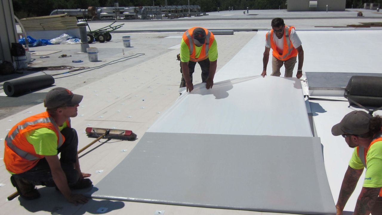 Tpo P S Roofing Membrane 60 Mil White 10x25 Ft