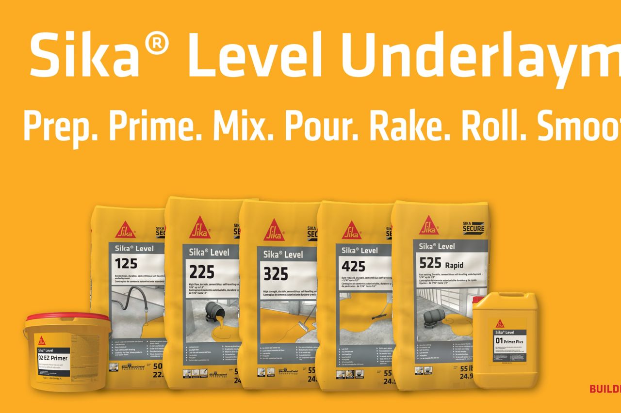 Sika Level Underlayments Made Simple