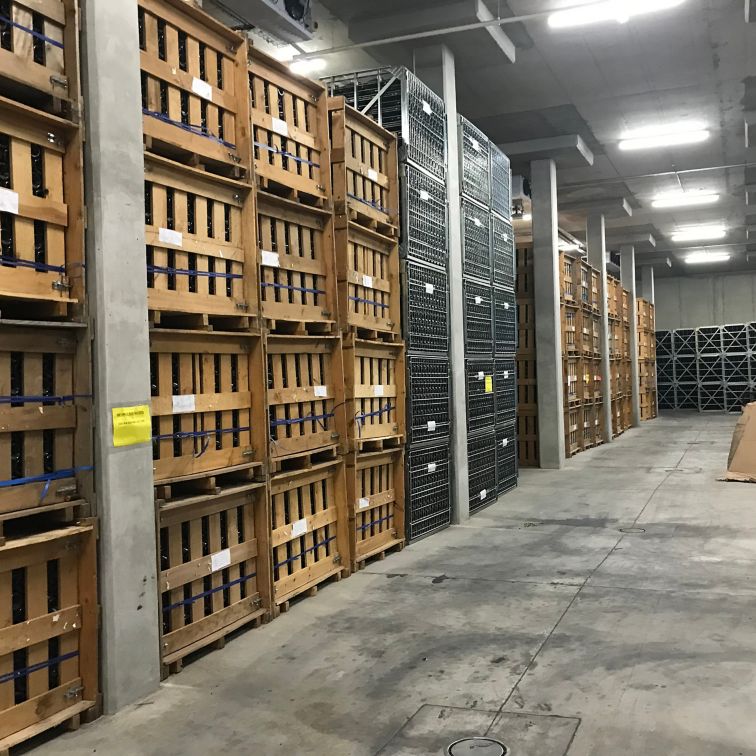 Flooring system for wine estate