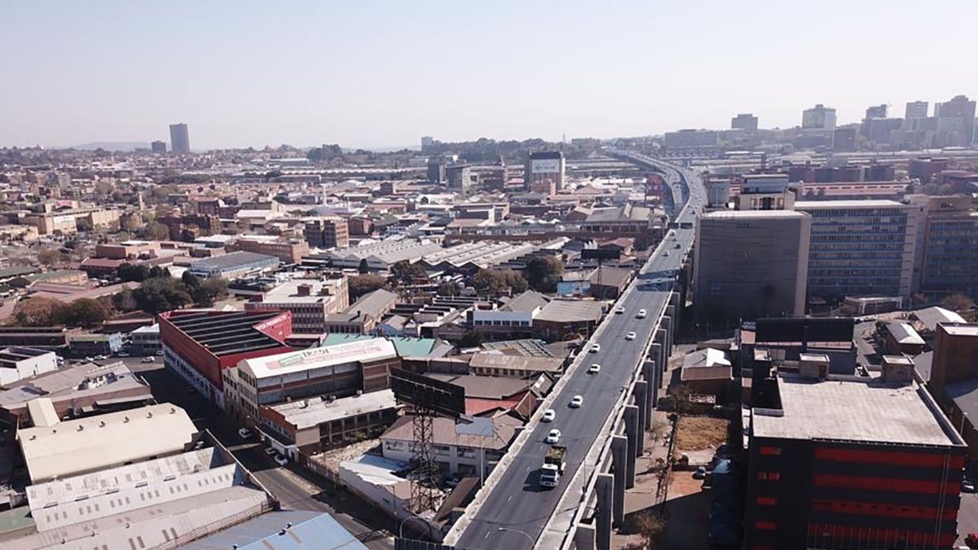 Rehabilitation of M1 Double decker highway bridge in Johannesburg between Newton and Fordsburg.