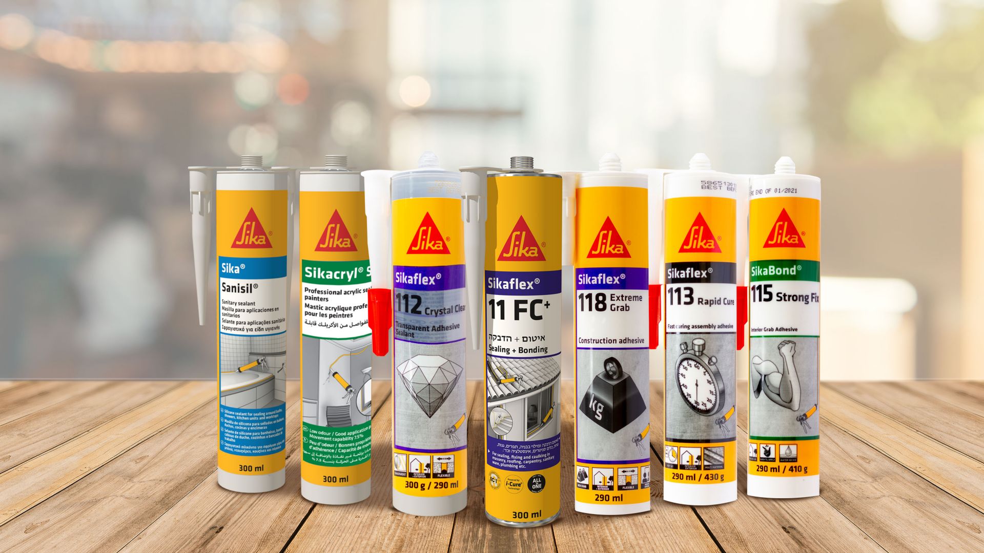 Adhesive and sealant range for your DIY, residential projects
