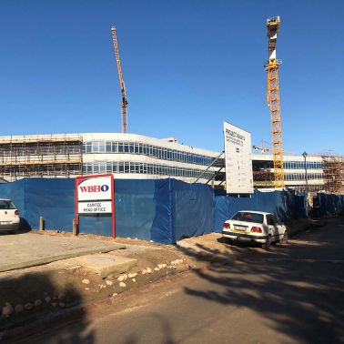 Structural Glazing done at new Capitec HQ in Stellenbosch, Cape Town