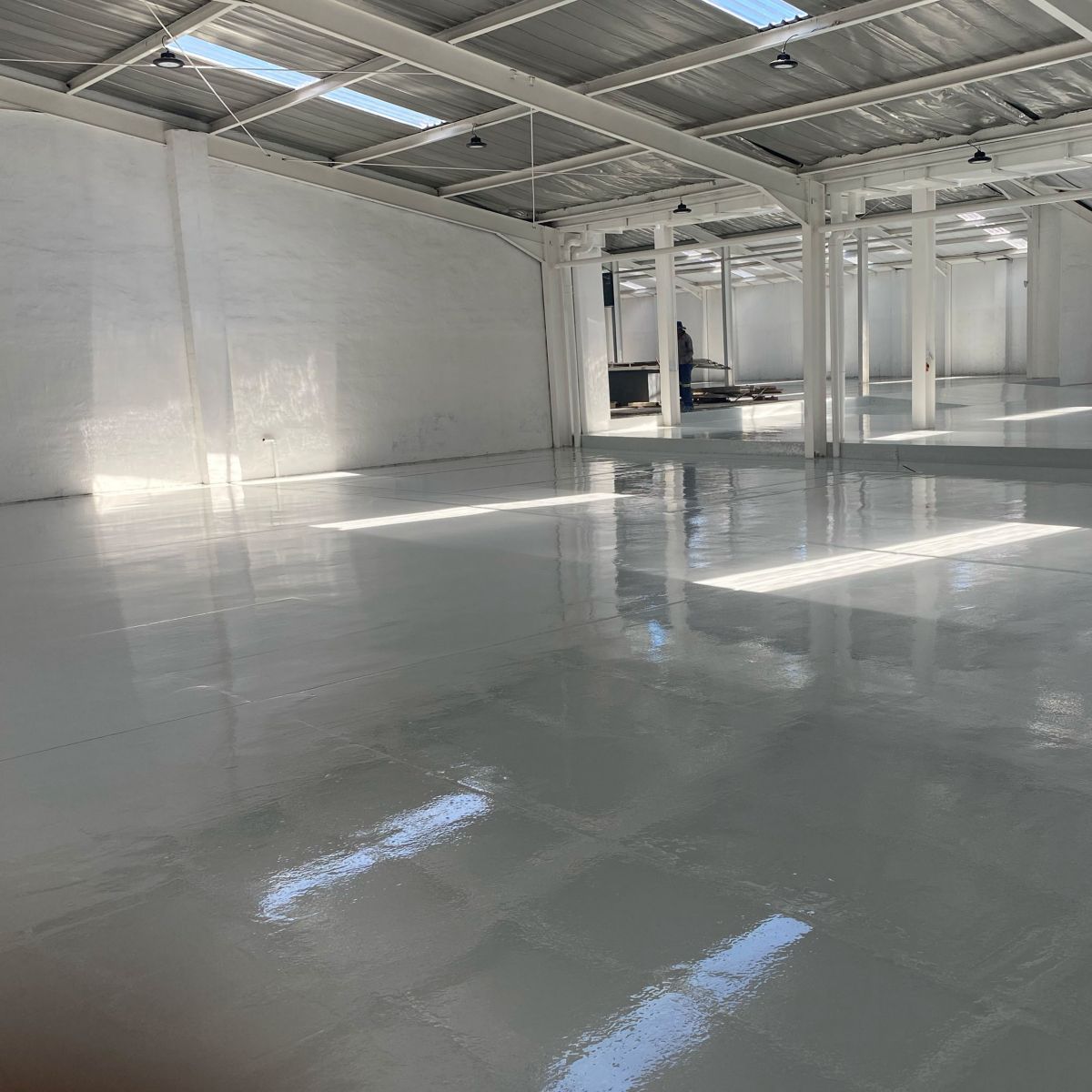 Epoxy Resin Floor at Peter Baxter Panel Beaters