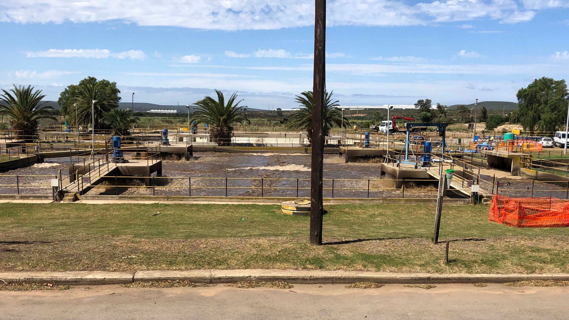 Specialized Sika products for refurbishment for wastewater treatment plant in Kwanobuhle. 