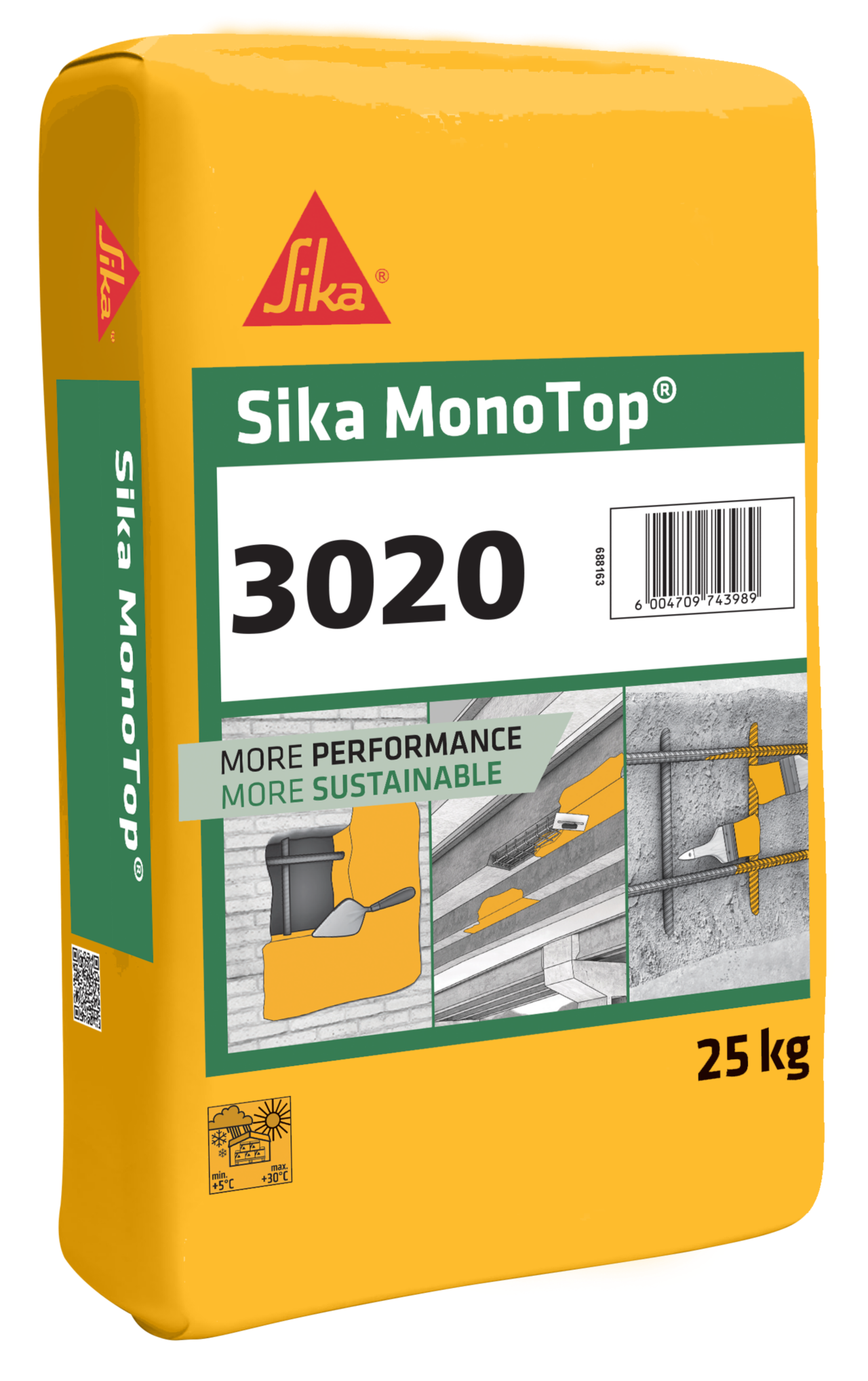 Sika MonoTop® -3020 Concrete Repair Mortar