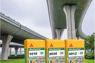 New and improved range of concrete repair mortars. Sika's new MonoTop® range is sustainable and has low cement content, contributing to reduction of our carbon footprint.