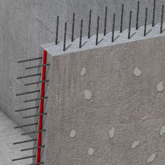 Hydrophilic swellable joint sealing profiles to seal all types of construction joints and penetrations in concrete structures.