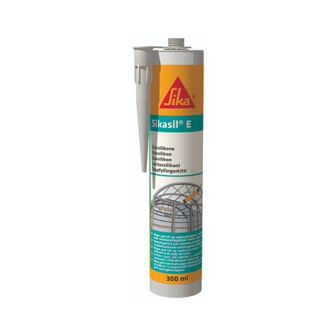 Sika Sikasil E Sellador Silicona Acetica Transparente 280 Ml