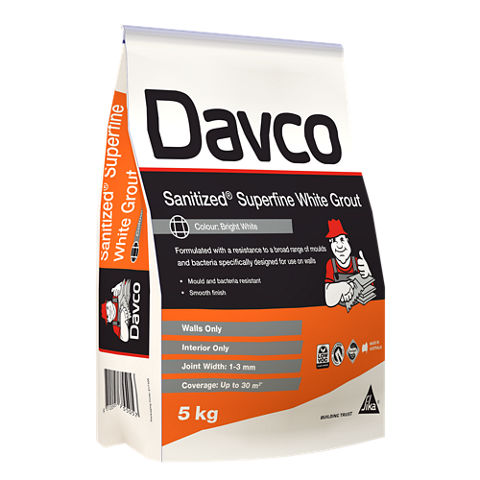 Davco® Superfine White Grout