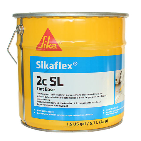 Sikaflex-2C SL 2-Part, Self-Leveling, Polyurethane Elastomeric Sealant with  Brick Color Pack