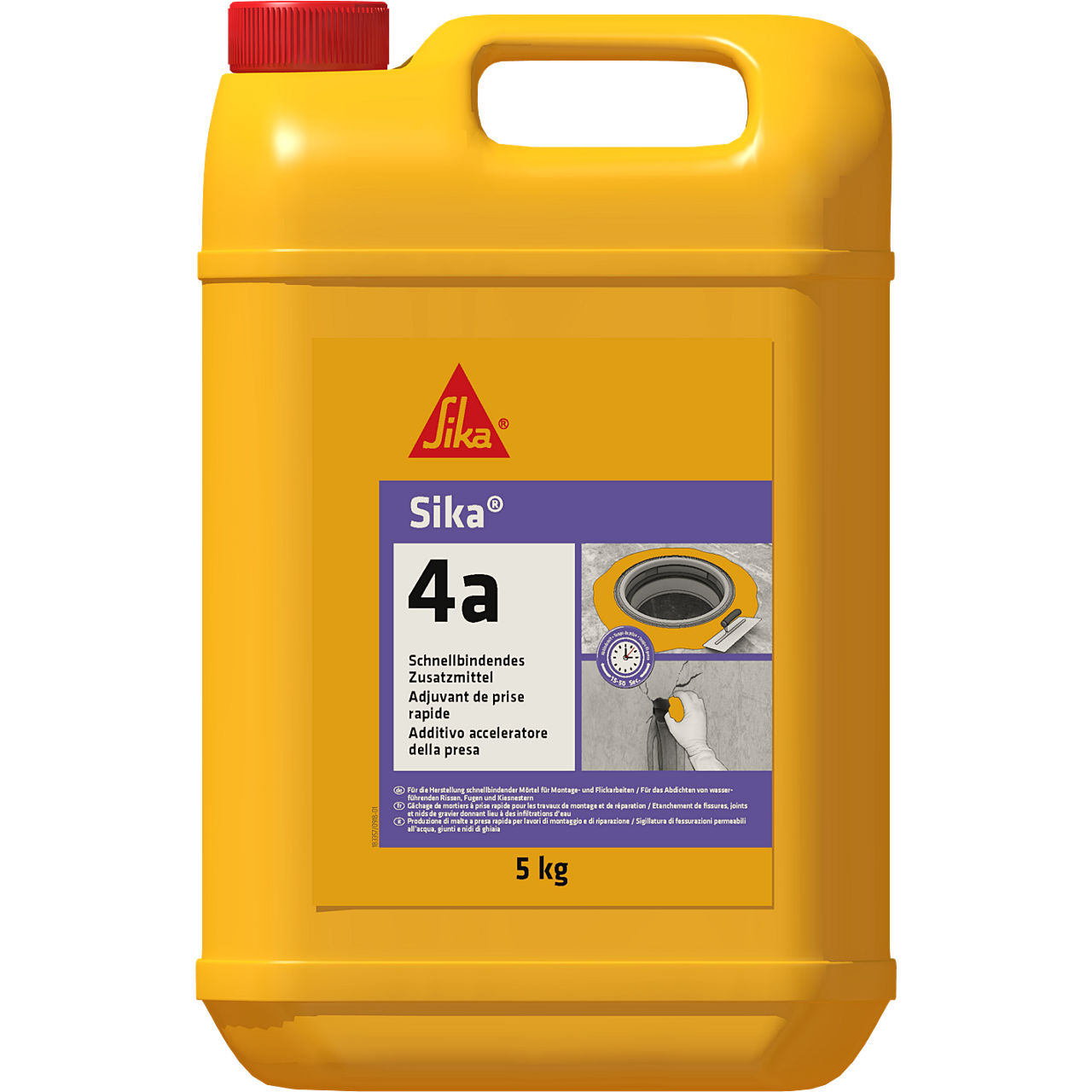 Ciment à prise rapide, produit d'étanchéité Sika®-4a 5 kg - HORNBACH