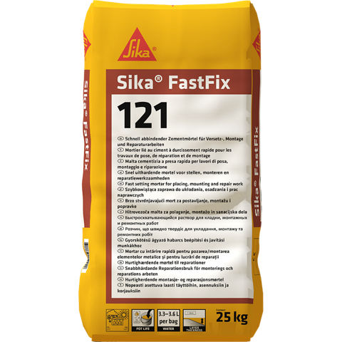 Produit scellement rapide SIKA FASTFIX 136 ROAD pour éléments de voirie