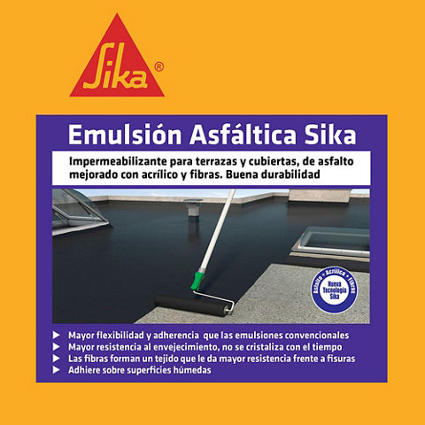 Tela Asfáltica Sika Rollo 1 x 20 ( 20 m2 )