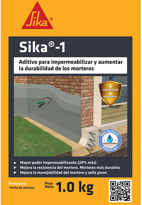 SIKA 1 IMPERMEABILIZANTE para morteros y concretos – CORPORACION PAINTS  GRIMS SAC