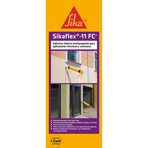 Juego de 6 adhesivos multiuso SIKA Sikaflex 11 FC Purform - Blanco - 300 ml