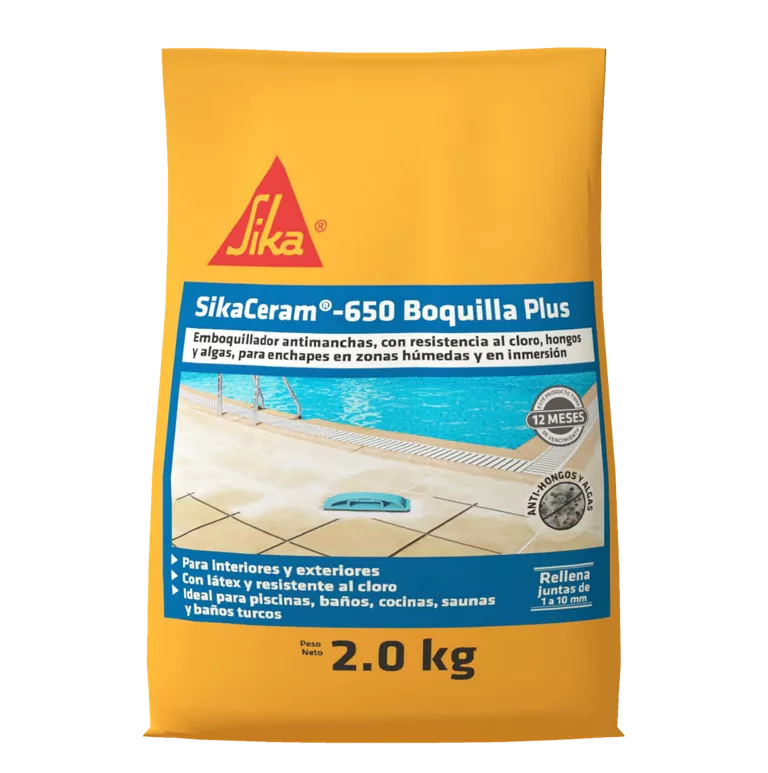BOQUILLA PLUS SIKACERAM-650 BLANCO X10KG