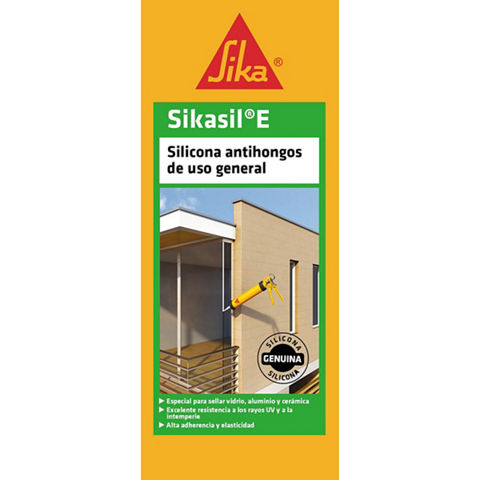 Silicona Acética Antihongos Sikasil IA Gris x 280 ml SIKA