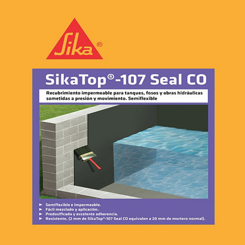Mortero Impermeabilizante SikaTop Seal 107 - Pinturas Ydeco