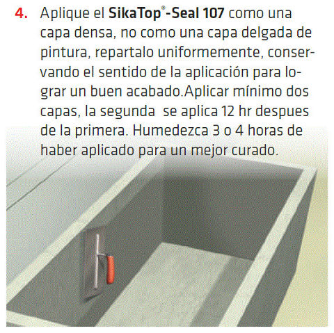 Mortero Impermeabilizante SikaTop Seal 107 - Pinturas Ydeco