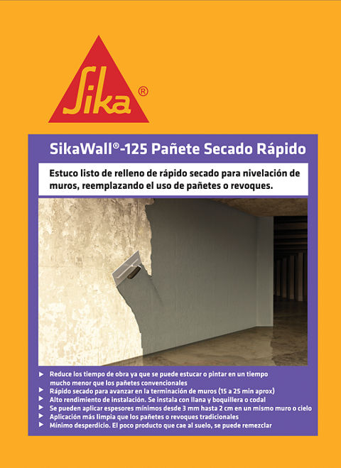 SikaWall®-125 Pañete Rapido Secado