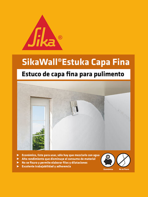 Masilla para drywall ó un estuco plástico – ESTUKA®ACRILICO – Sikaguía Perú