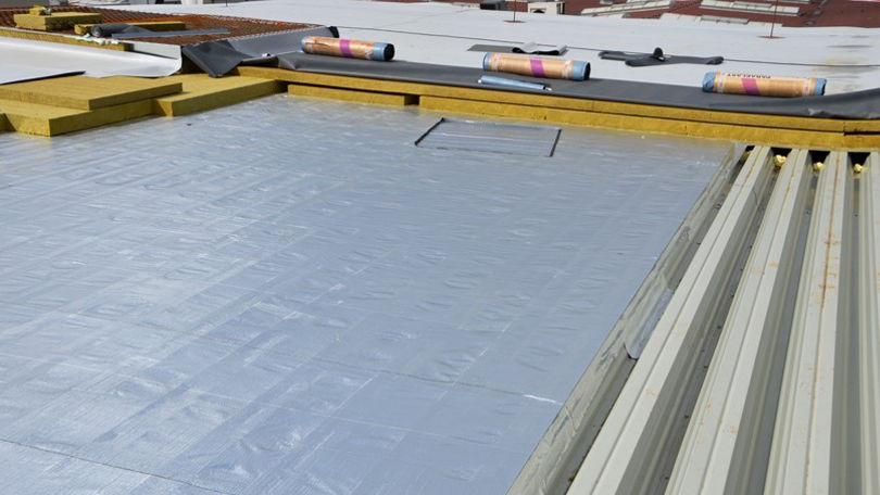 Ukázka parozábrany na střeše