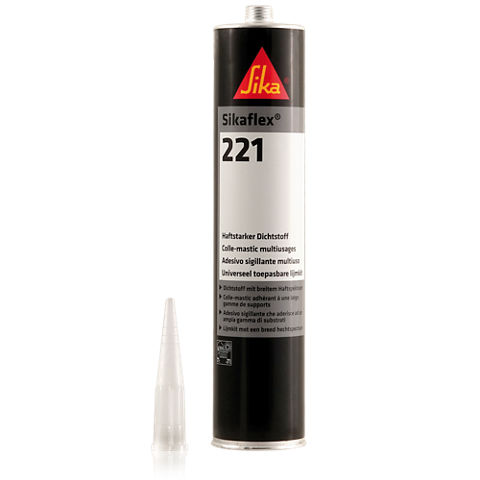 Sika Sikaflex - 221 - 400ml/490g Schwarz Mehrzweck Spoilerkleber