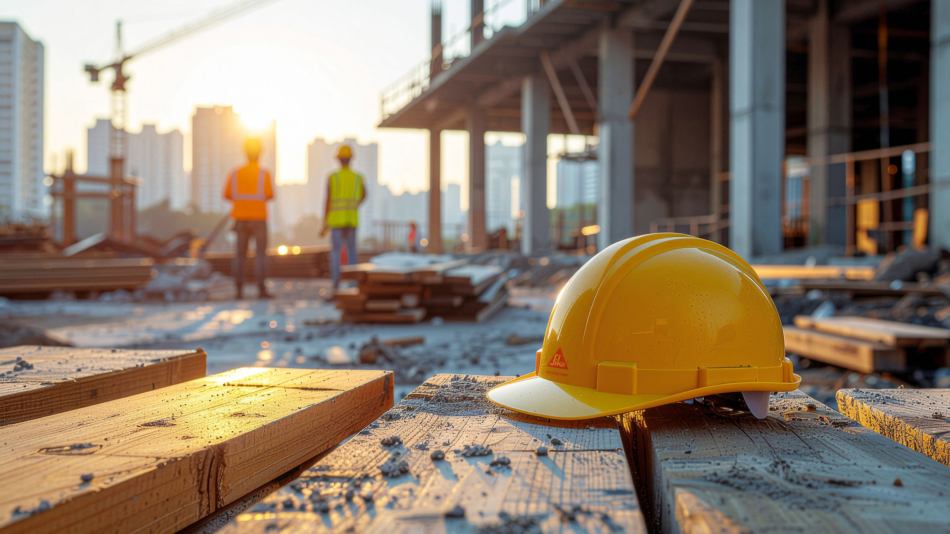 Baustelle-Bauunternehmer