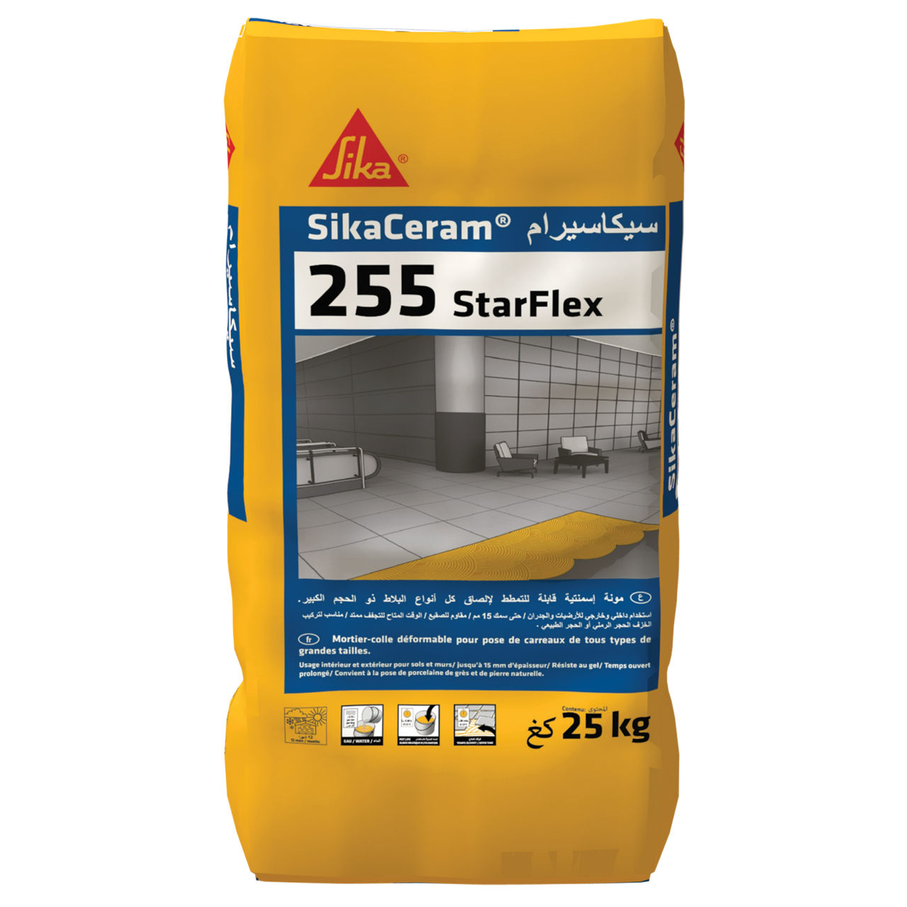 Mortier colle SIKA 25 kg