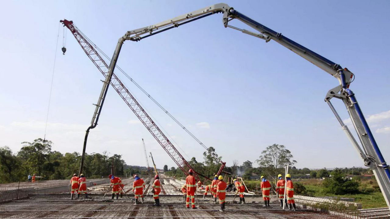 Several men at work