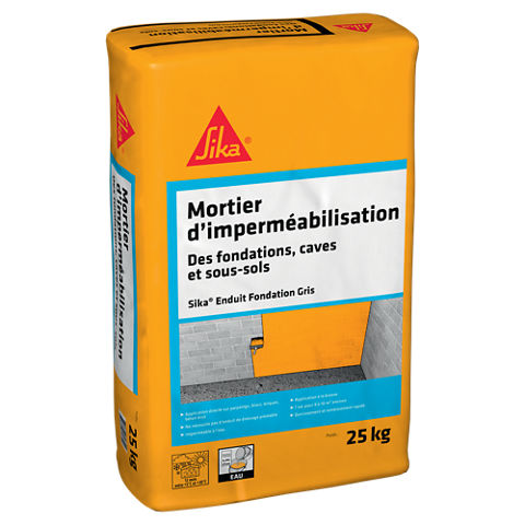 Sika - Enduit d'imperméabilisation des fondations en béton - SIKA