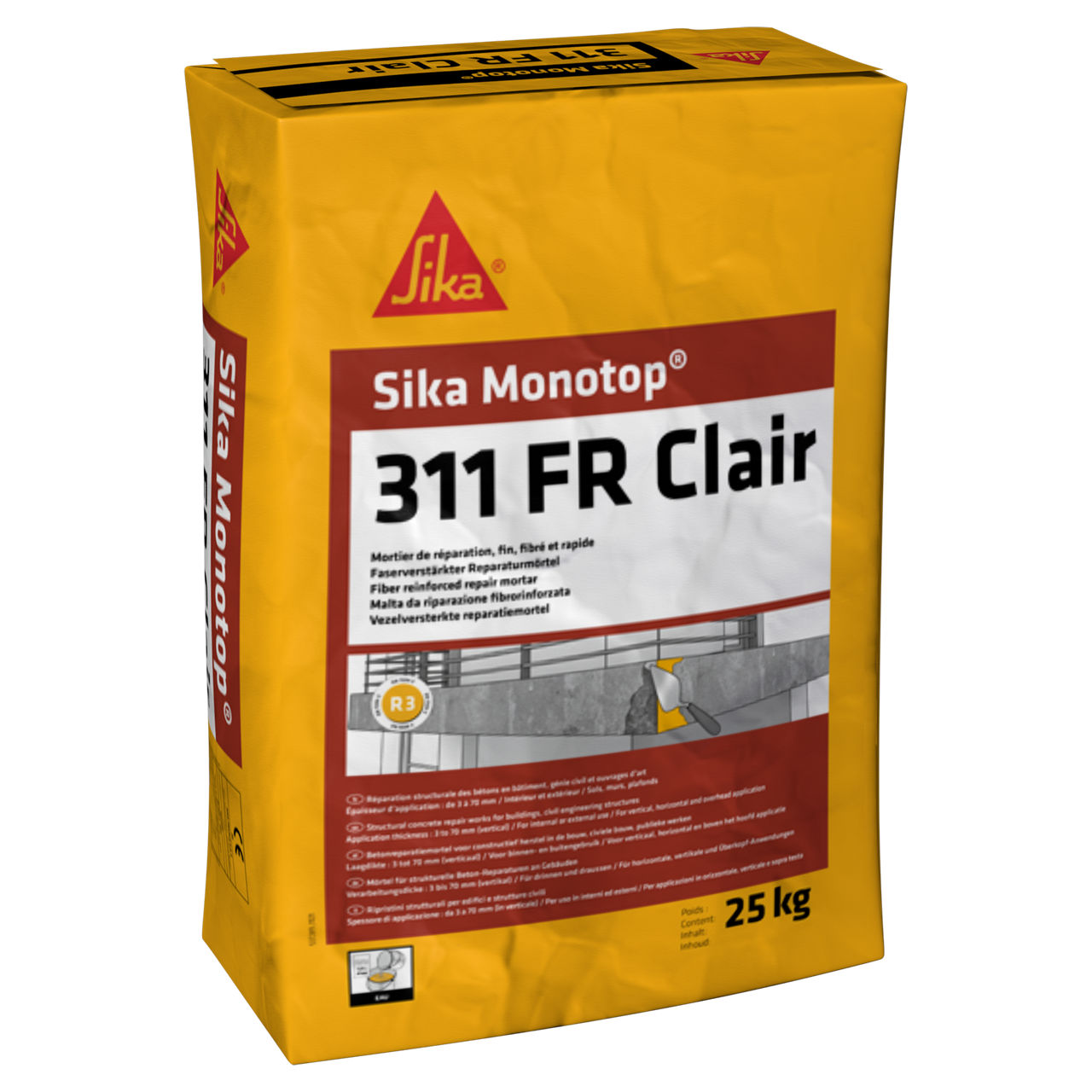 Sika MonoTop-311FR Sac de 25 kg - Gris