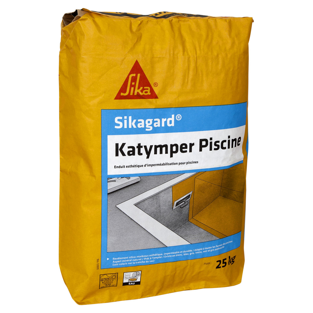 Sikagard Katymper Piscine Sac de 25 kg - Bleu