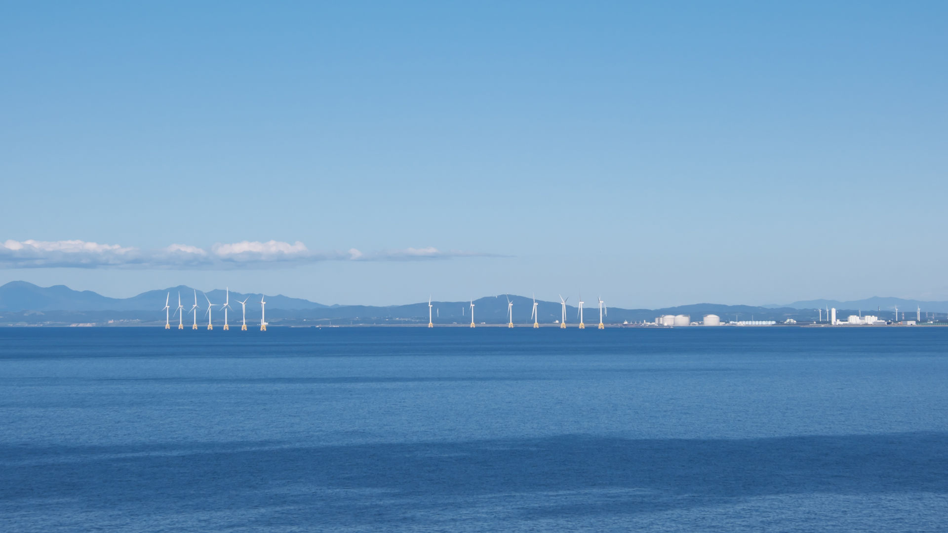 Ishikari Bay New Port Offshore Wind Farm Sea