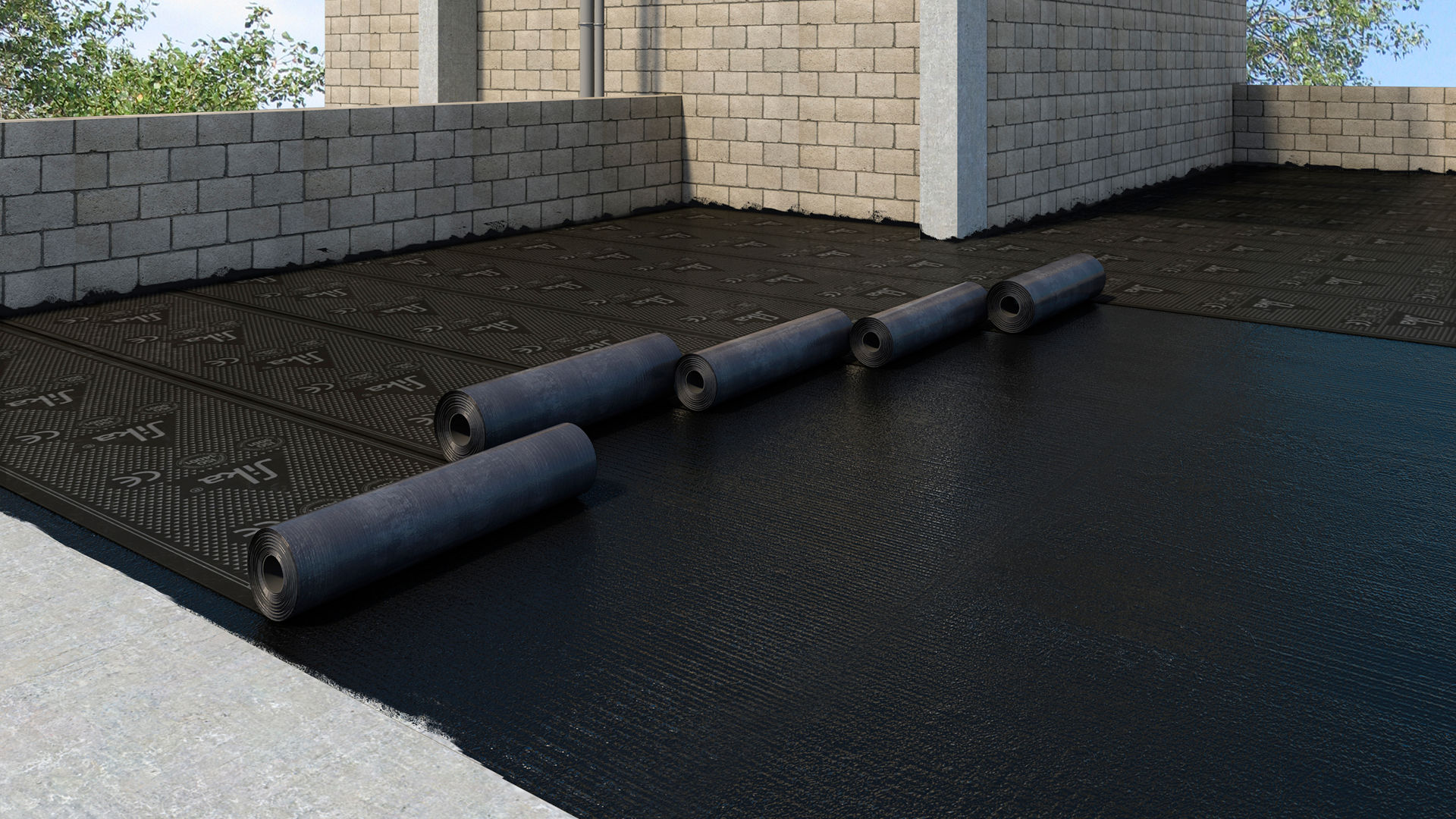Bituminous application