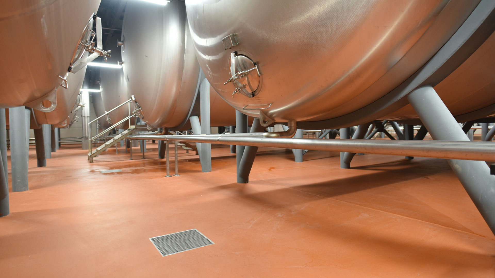 Sika Ucrete flooring Brewery Budvar