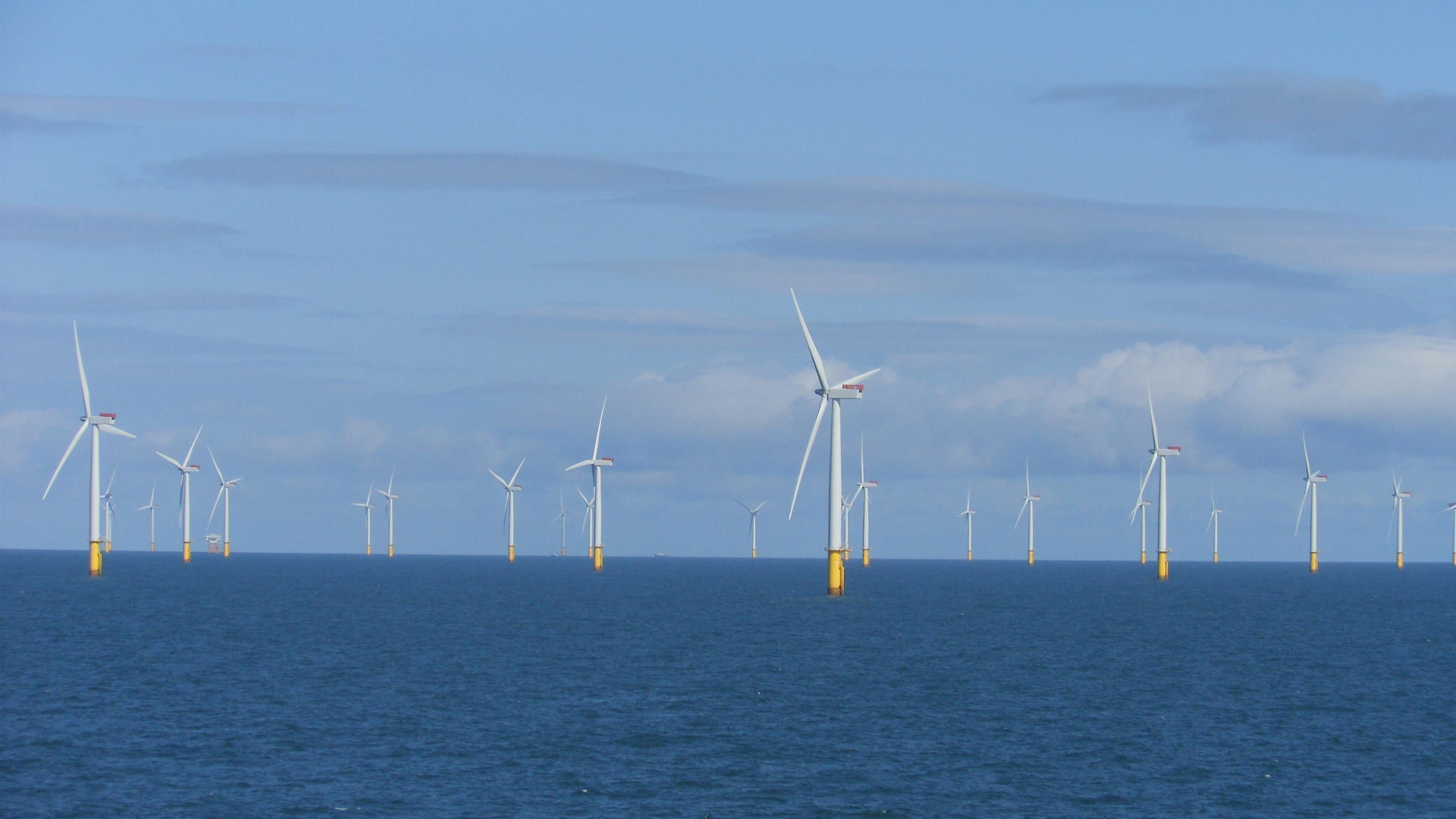 West of Duddon Sands Wind Farm Sea