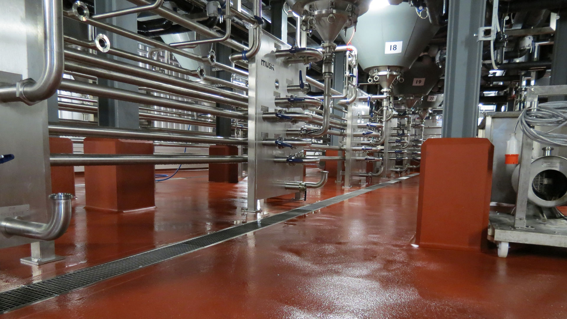 Hall and Woodhouse Brewery, SIka Ucrete flooring