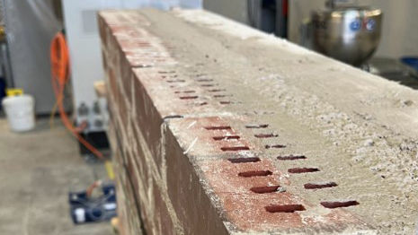 application of Sikatherm NFF in refurbishment of double-layer brick wall air gap infill