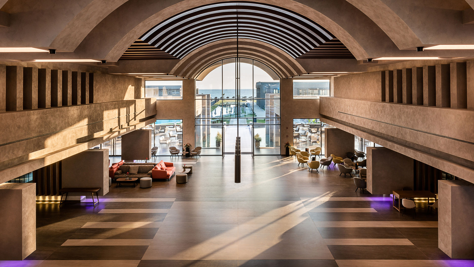 Euphoria Resort Spa reception area in Chanla Greece