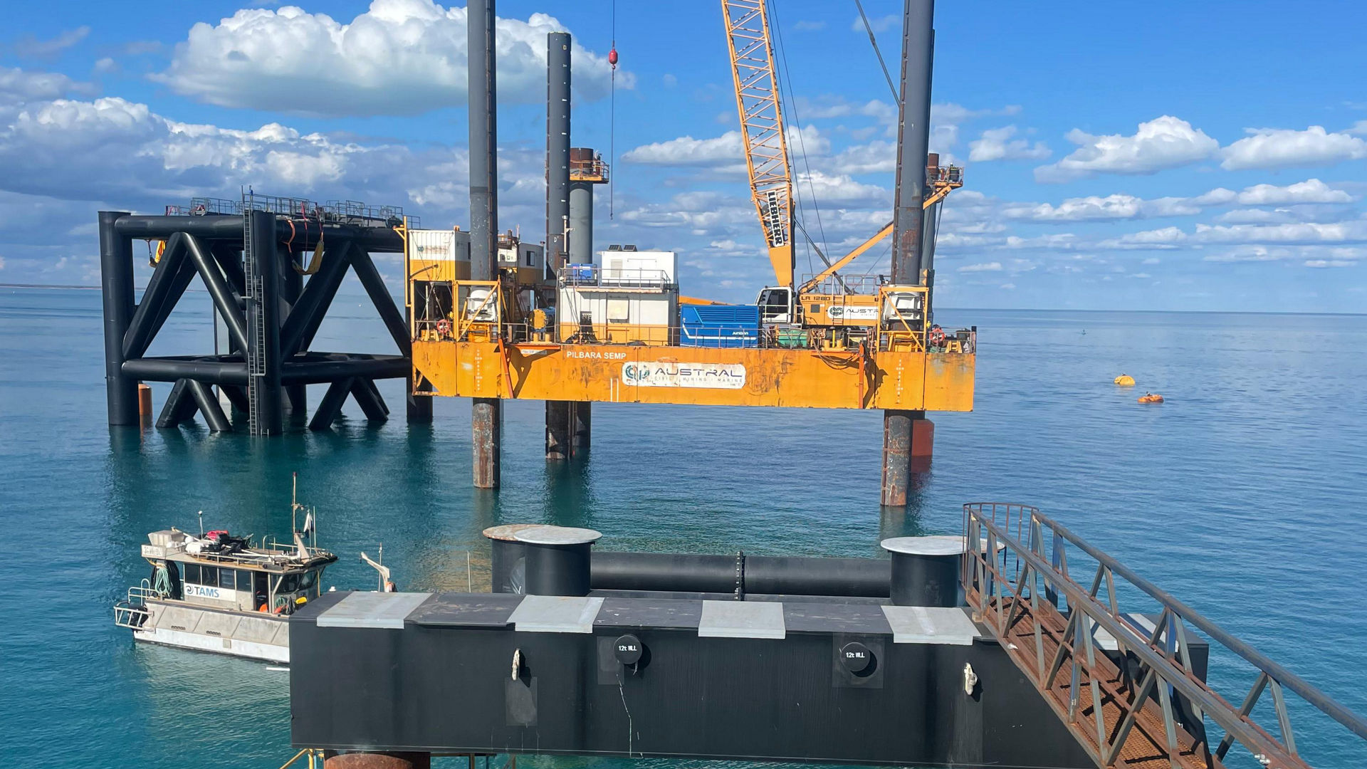 Kimberley Marine Terminal Offshore construction site