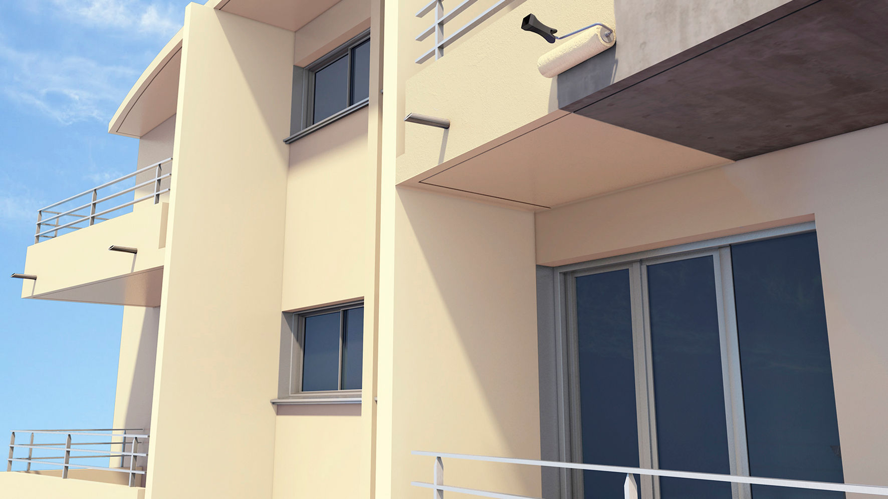 colorful drawing, colorful rendering, color rendering, color drawing, color image, colorful image. facade coatingAuthor: Ivan Camilo 